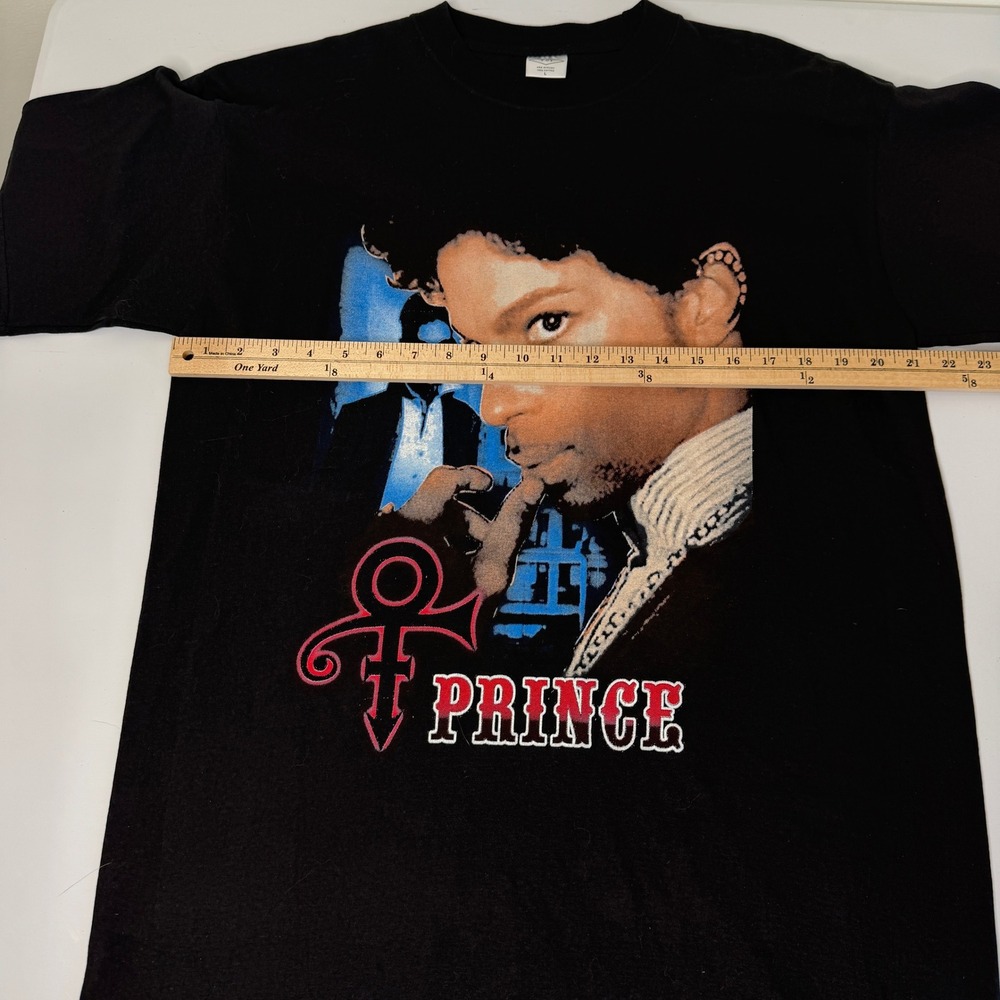 Vintage 2004 Musicology Tour Prince T-Shirt Black Excellent Mens Large - Picture 6 of 7